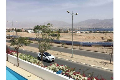 וילה נצר - הבריכה והחצר