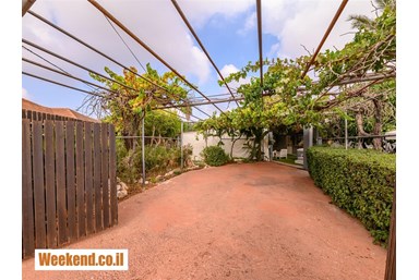 וילה בצל הגפן - החצר והבריכה