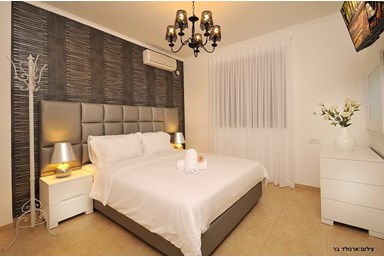 וילה מצוק לכנרת  - החדרים בוילה 