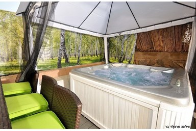 וילה שירת הירדן - החצר והבריכה