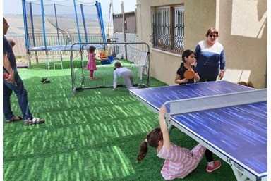 וילת שיר לכנרת - סמדר - החצר והבריכה