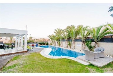 וילה מנגו - הבריכה ומתחם החוץ