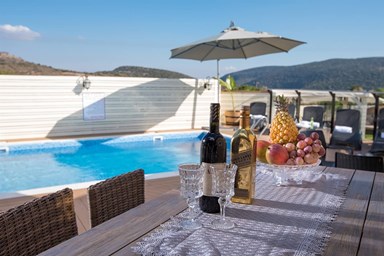 וילה אחוזת נטלי - הבריכה והחצר