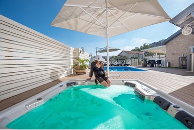 וילה אחוזת נטלי - הבריכה והחצר